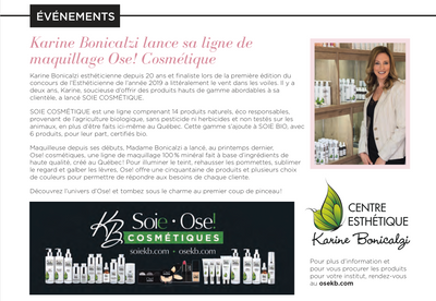 Lancement de la ligne de maquillage OSE! Cosmétiques
