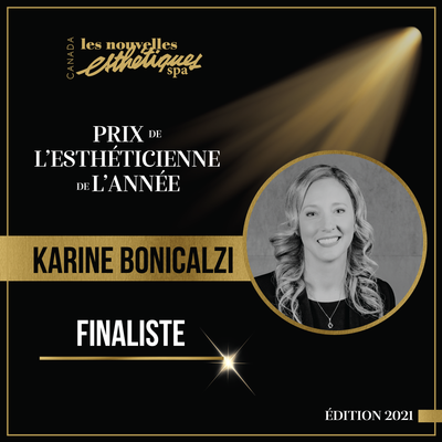 Finaliste au concours "Esthéticienne de l'année 2021"
